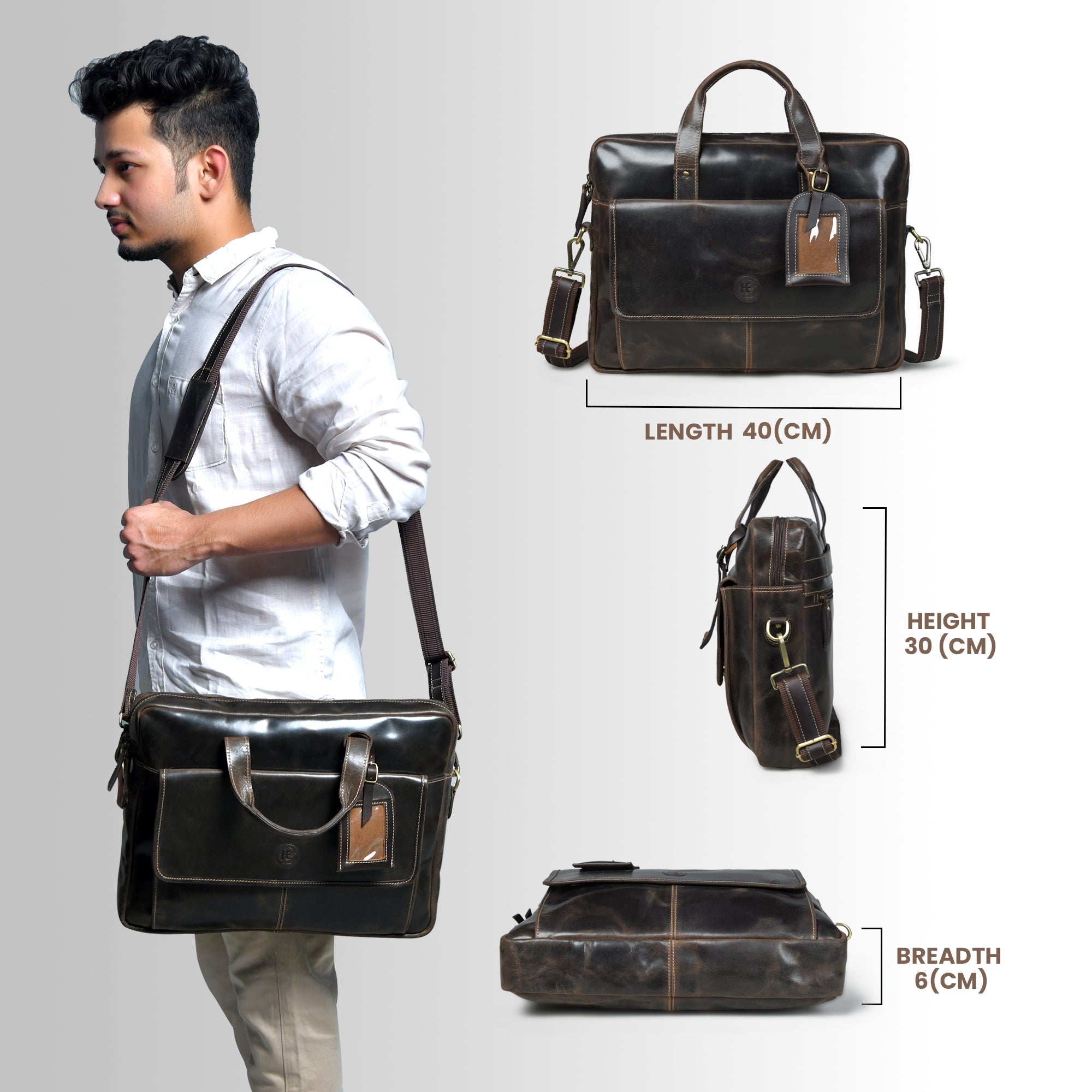 Midnight Forge Laptop Briefcase